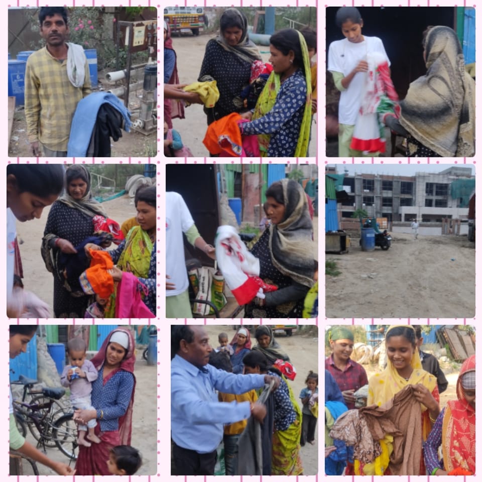 CLOTHES DISTRIBUTION {ROAD SIDE PEOPLE AND SLUM AREAS}